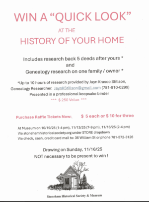 House History Raffle