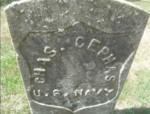 Grave of Charles Cephas, US Navy veteran