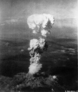 Atomic Cloud of Hiroshima, Japan August 6 1945