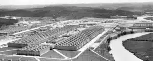Aerial View of Uranium plant